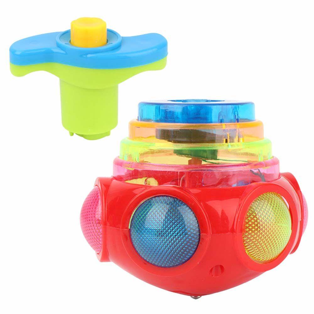 Con Quay Đồ Chơi Spinner Có ĐèN LED NhiềU MàU, HìNh UFO 3 Dễ Thương