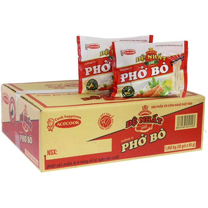 Phở gà/bò Đệ Nhất Acecook 65g