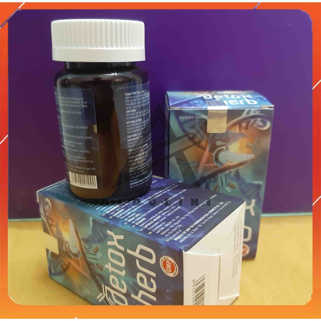 VIÊN UỐNG DETOXHERB - Hỗ Trợ Thải Ký Sinh Trùng Tăng Chức Năng Gan Thanh Nhiệt Giải Độc - [CHÍNH HÃNG HỘP 20 VIÊN] | BigBuy360 - bigbuy360.vn