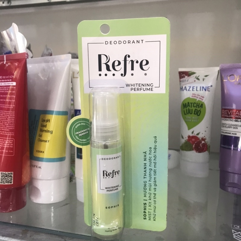 Xịt khử Mùi Hương Nước Hoa  Refre 30ml(đủ mùi)