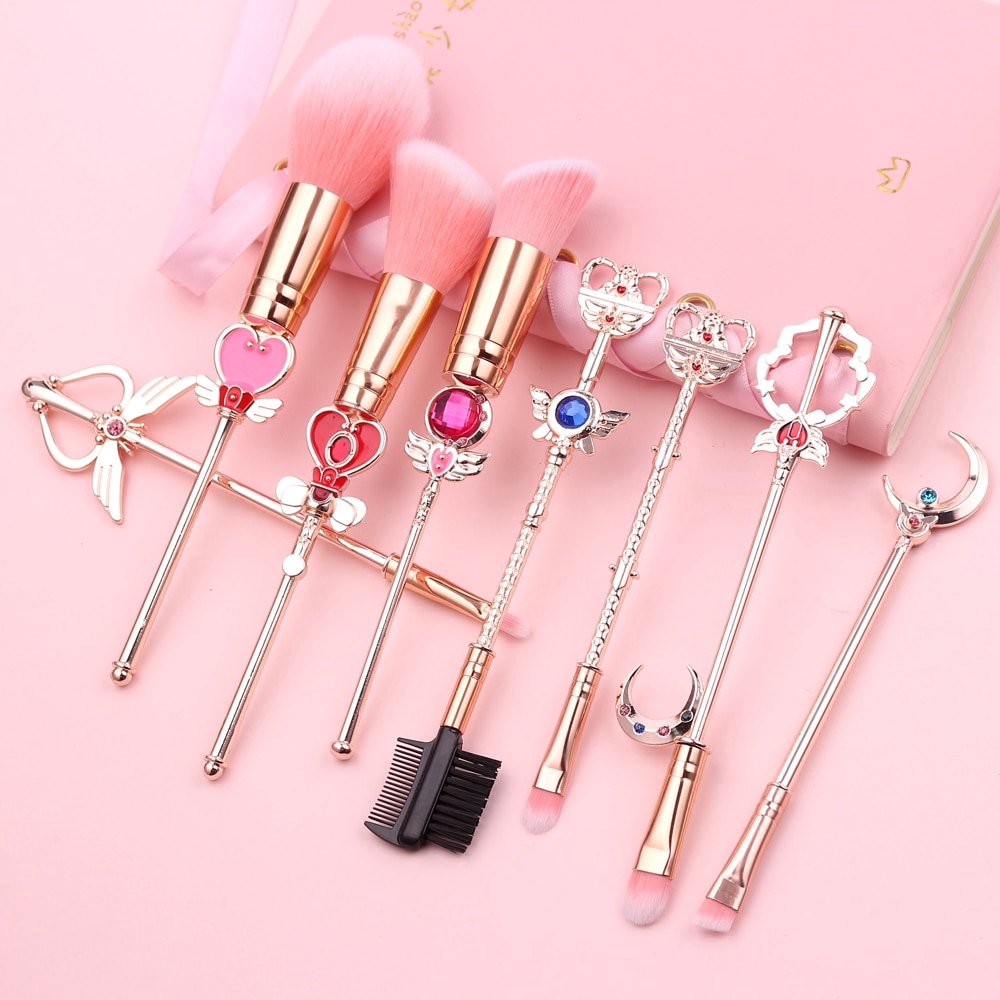 Set 8 cọ trang điểm chuyên nghiệp tiện lợi