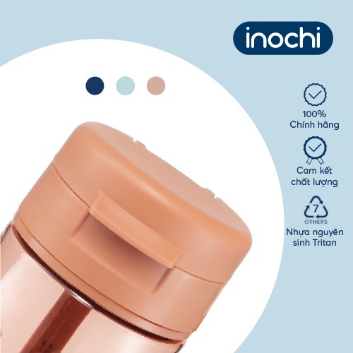 Bình nước trẻ em Kita Fami cho bé đi học đi chơi chính hãng Inochi dung tích 350-500-700 ml