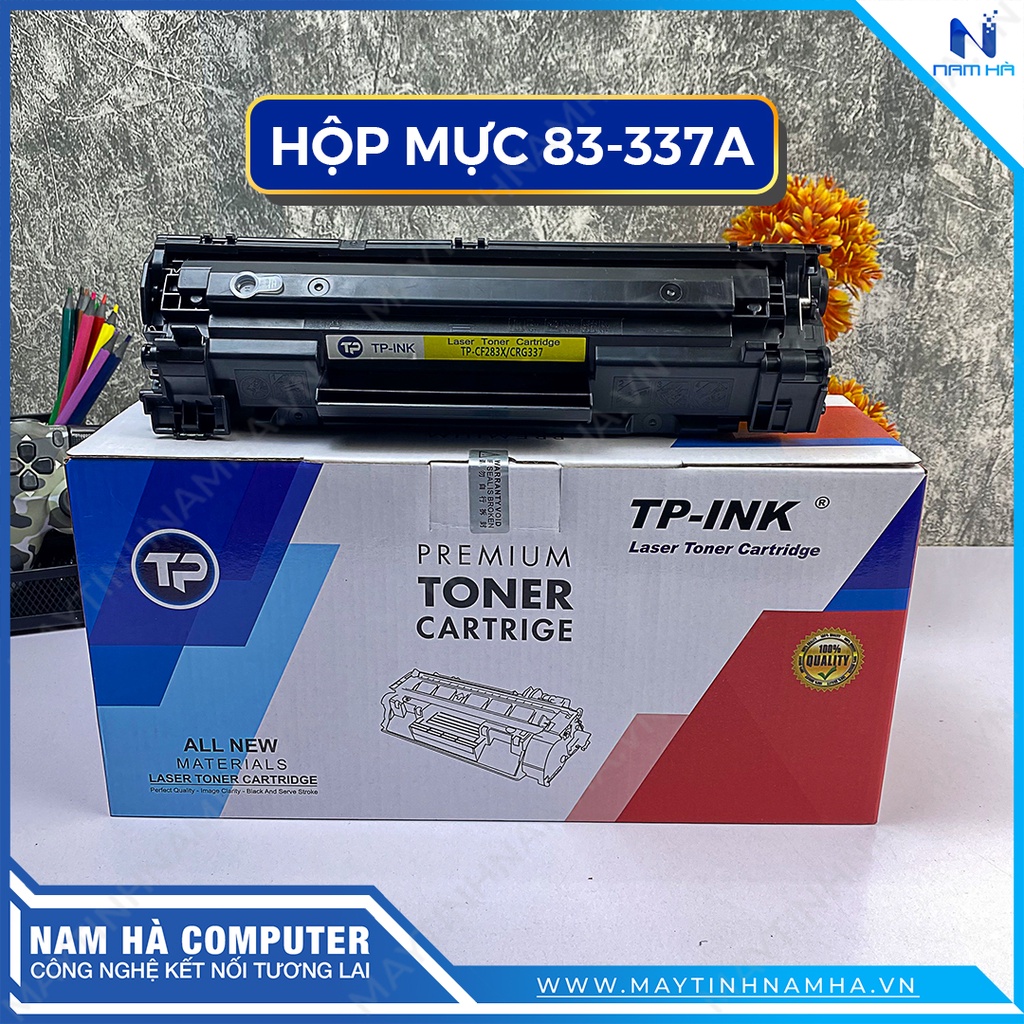 Hộp mực máy in 83A và 337A CÓ LỖ ĐỔ MỰC VÀ XẢ MỰC THẢI Dùng cho HP LaserJet Pro M125/ 125FW/ 125A/ M126 bản in nét đẹp