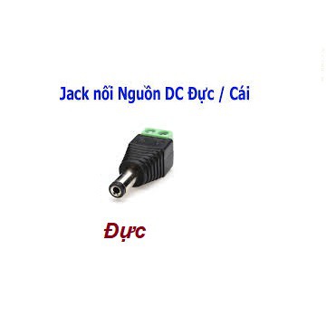 [Loại 1] Combo 10 Jack DC Vặn Vít Đực/ Cái (dùng thi công lắp đặt camera)