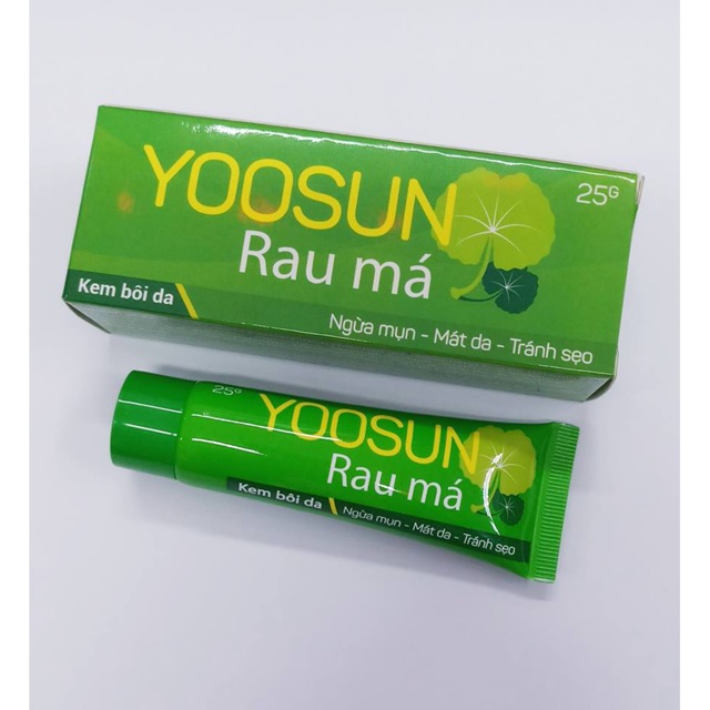 Yoosun rau má - Kem bôi da thảo dược ngừa mụn, mát da, tránh sẹo, thâm, rôm sảy, mẩn ngứa, muỗi đốt, an toàn cho em bé