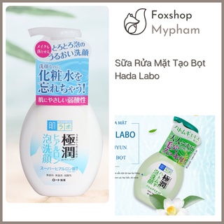 Sữa Rửa Mặt Tạo Bọt Hada Labo Nhật Bản Gokujyun Foaming Cleanser 160ml