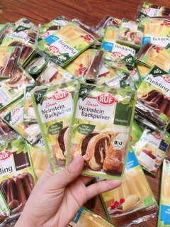Bột Gelatin/Pudding/Bột nở RUF Hữu cơ Đức