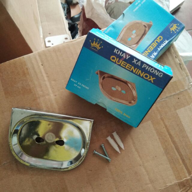 Khay đựng xà bông queeninox