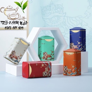 Hộp đựng trà, hũ đựng trà, lọ đựng thảo mộc khô và café (lân nhô) - Trà Thái Nguyên Phạm Nga