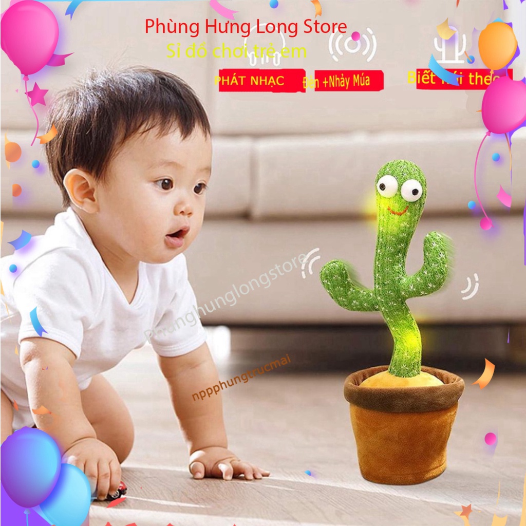 Cây xương rồng nhảy múa vui nhộn phát 120 bài hát nhạc - nhại được giọng nói - hot tiktok