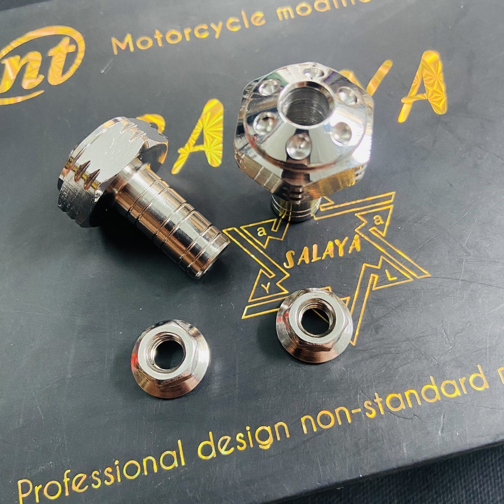 [ỐC KIỂU INOX 304] BỘ ỐC TĂNG CHỈNH SÊN XE MÁY, ỐC TĂNG CHỈNH KÉO GẤP XE MÁY GẮN CÁC XE THÔNG DỤNG HIỆN NAY