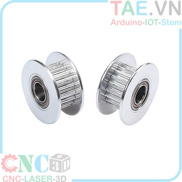 Pulley GT2 20 Răng Có Bạc Đạn Bản 6MM