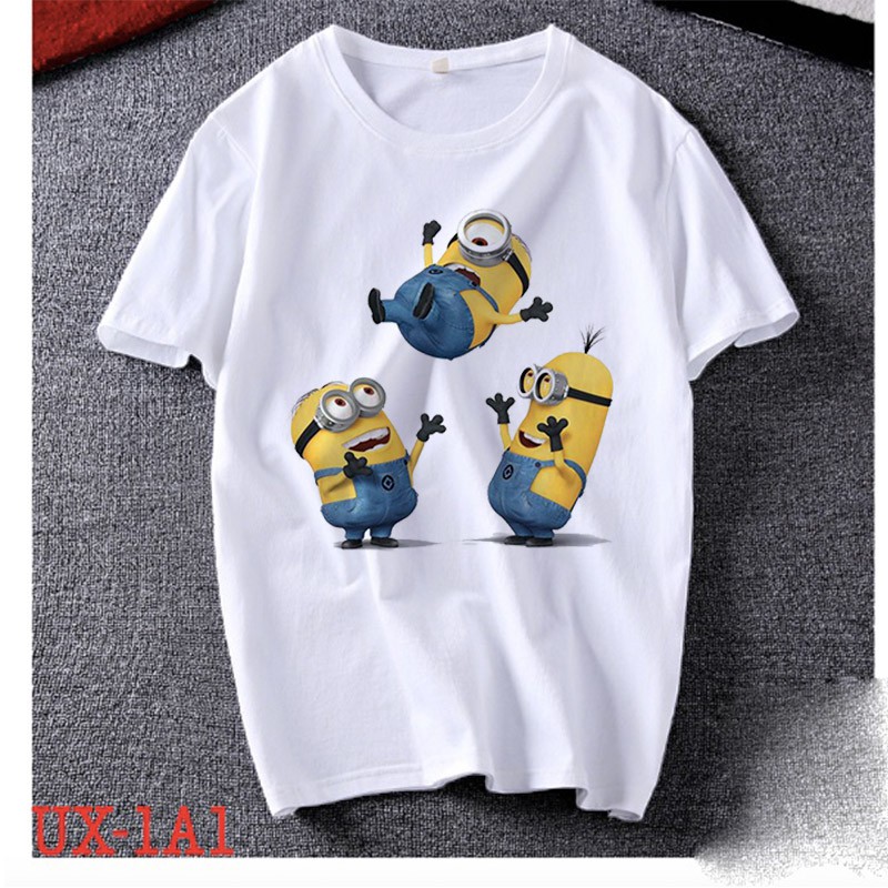 Áo thun Unisex minion vui nhộn - Áo Unisex Dành cho Nam, Nữ Trẻ Em