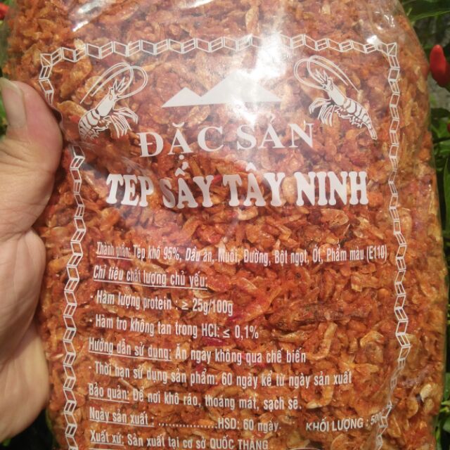 500g ruốc sấy tây ninh