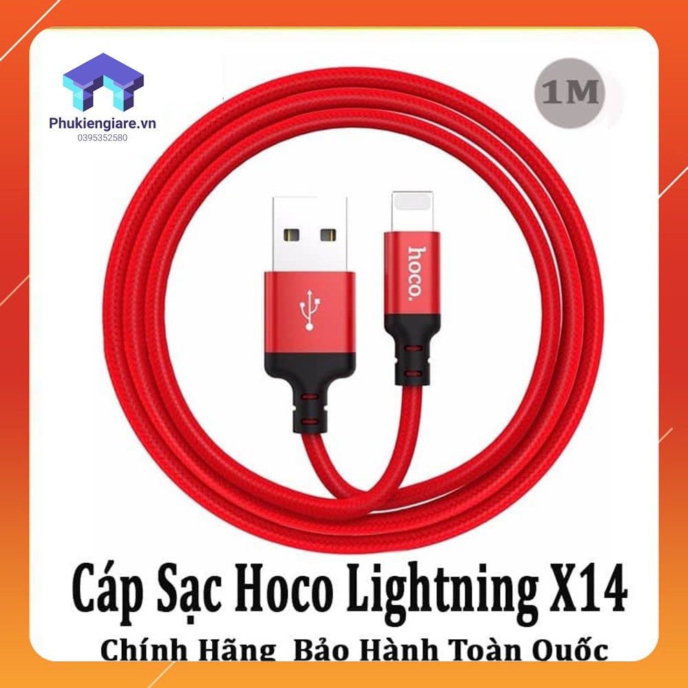 Cáp sạc Iphone hoco X14 Lighting/Micro USD - cho Iphone,ipad/Android Microd