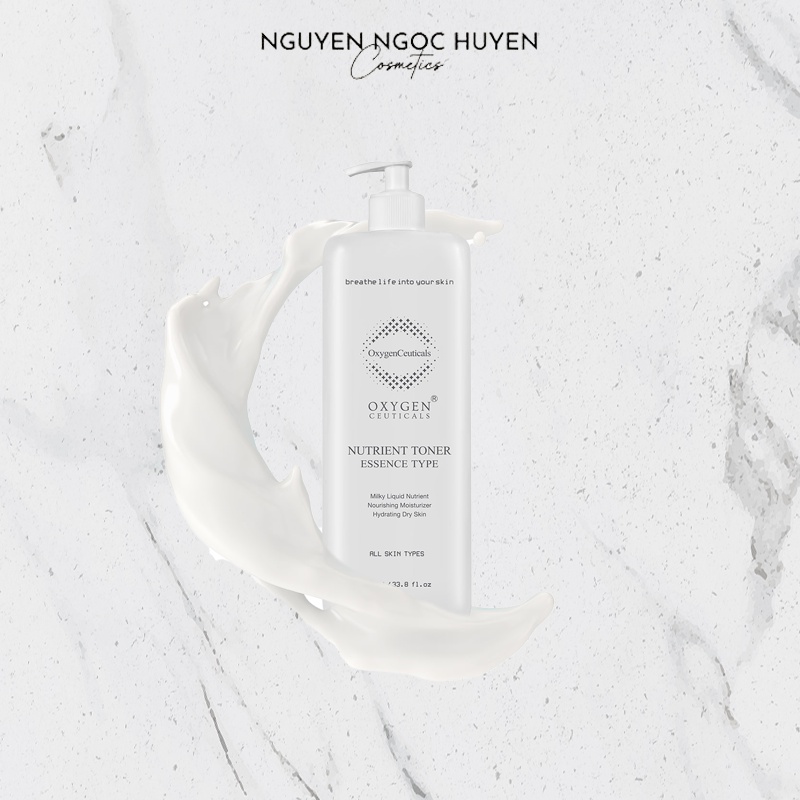 Toner cấp ẩm dạng sữa Giúp da căng bằng độ ẩm Nutrient Oxygen Ceuticals 100ml