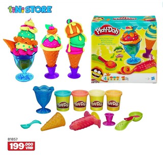Combo 2 bộ đồ đất sét nặn làm kem và làm bánh