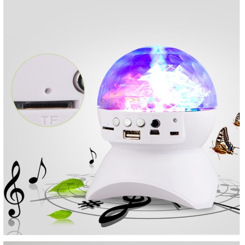 Loa bluetooth L-740 Loa đèn 7 sắc -  loa điện thoại chớp nháy đèn