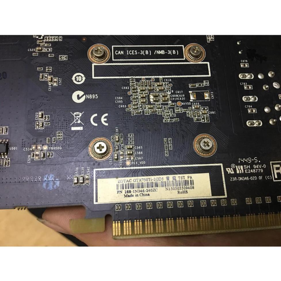 Vga Zotac GTX750Ti 2GB DDR5 Dualfan Hàng chuyên game . PUBG Thoải mái. | BigBuy360 - bigbuy360.vn