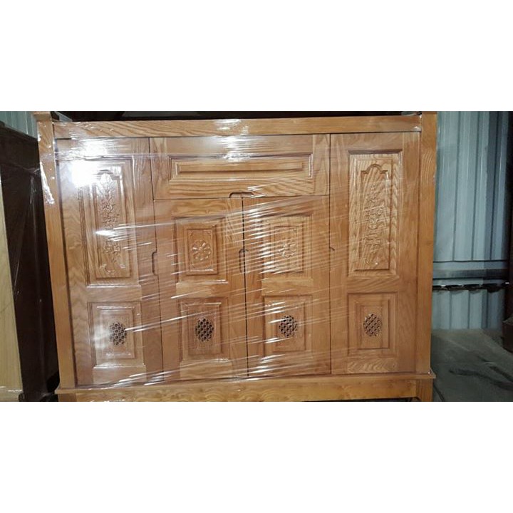 tủ giầy đẹp gỗ sồi