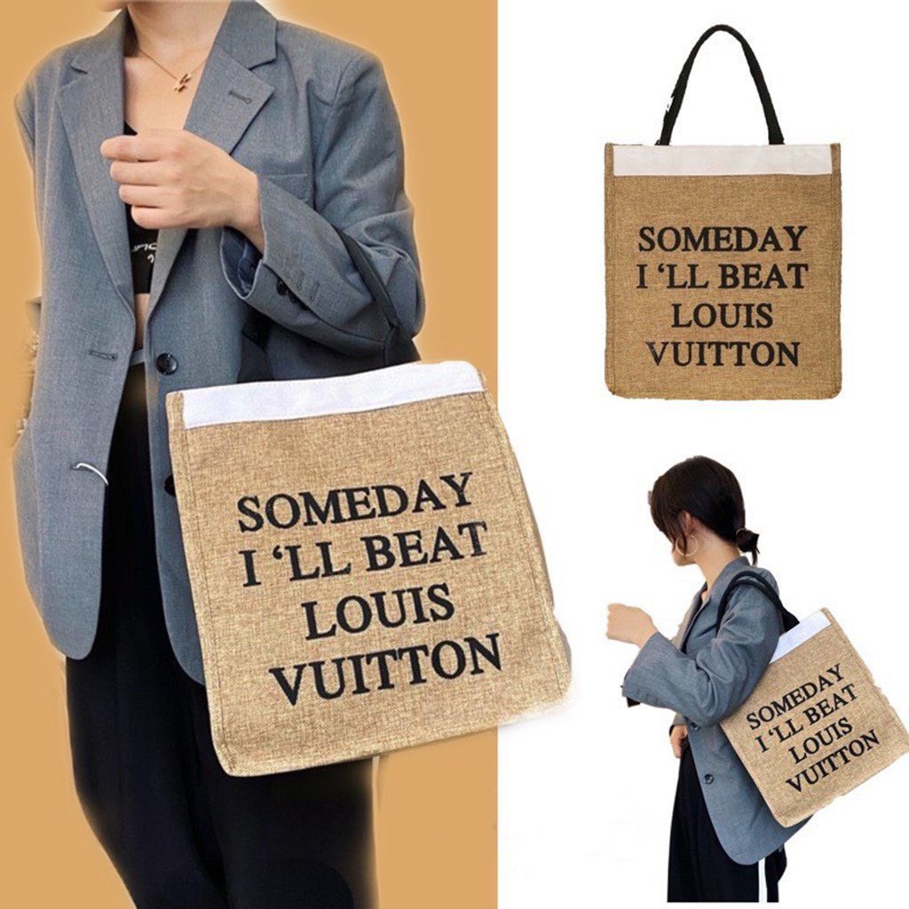 Túi cói someday phong cách đi biển phong cách XUKA DRESS