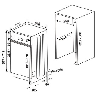 Máy rửa bát Hafele HDW-HI45A