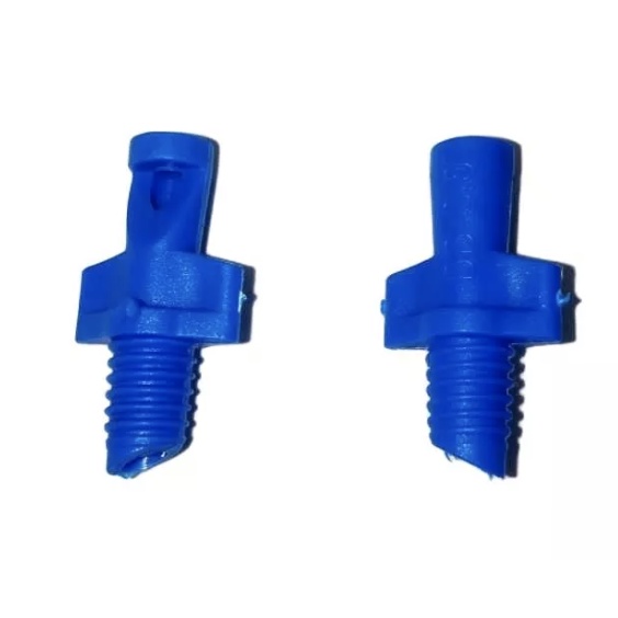 Béc nhộng - 100 béc nhộng phun mưa tưới gốc 180 độ màu xanh dương họng phun 2.8 ly