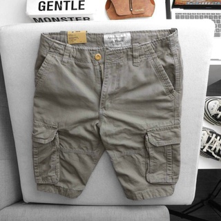 Quần short kaki túi hộp nam
