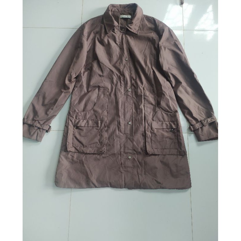 Áo khoác dù dáng măng tô < 53kg