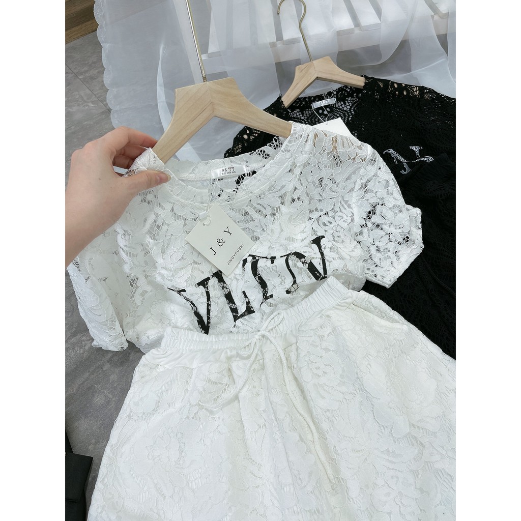 Set đồ nữ cá tính, set quần sóc áo quây đi chơi sang chảnh mùa hè đẹp 8A00070 | BigBuy360 - bigbuy360.vn
