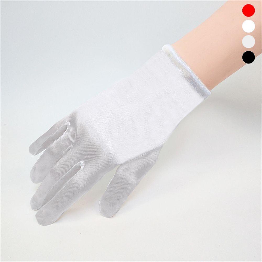 NIUYOU Găng Tay Satin Co Giãn Phụ Kiện Cho Cô Dâu