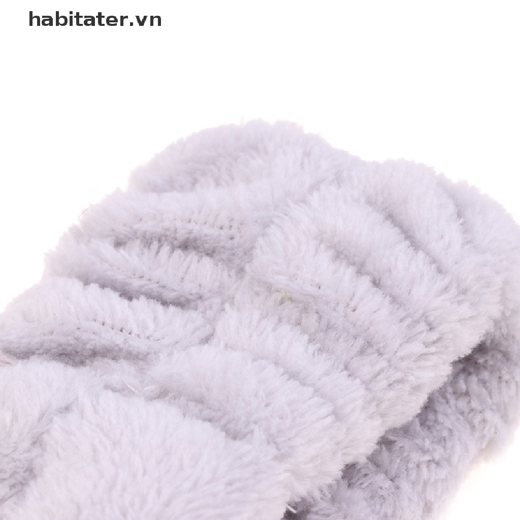 1 Dây Đeo Cổ Tay Màu Trơn Thấm Hút Tốt Tiện Dụng Khi Rửa Mặt / Chạy Bộ