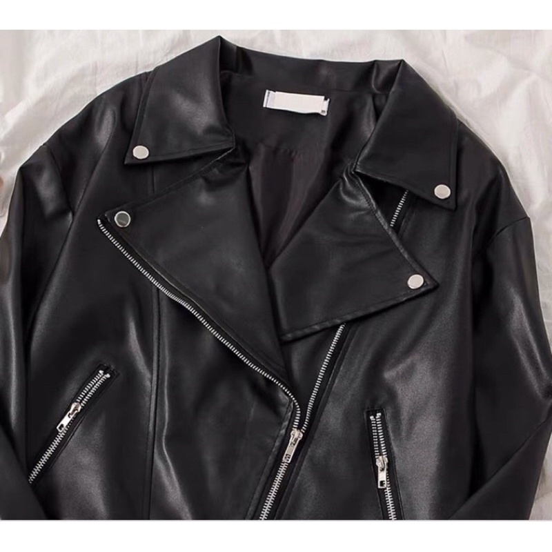 Pass áo khoác da loại đẹp-kèm dây đai.