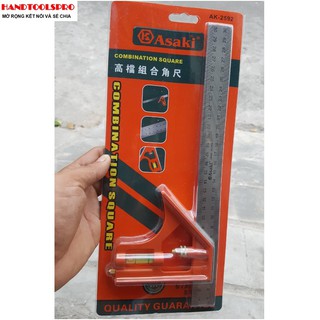 300mm Thước êke thủy Asaki AK-2592