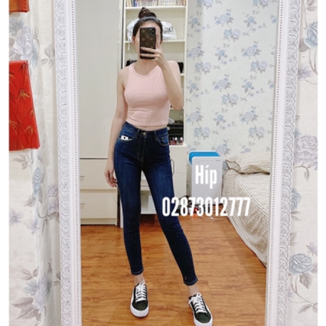 [XẢ KHO - GIÁ SỐC] Quần skinny 9 tấc trơn lưng cao (Híp shop) | BigBuy360 - bigbuy360.vn