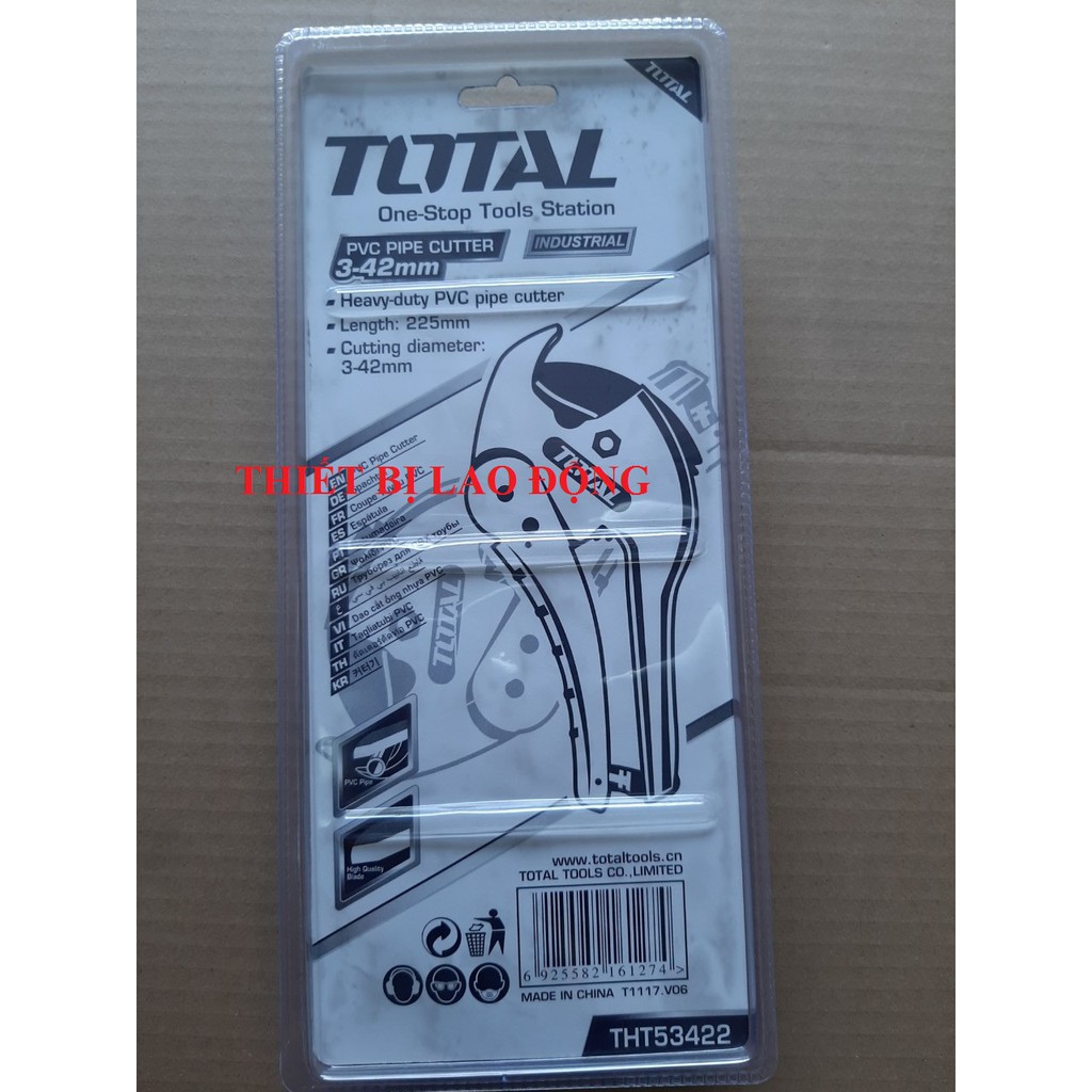 225MM TOTAL THT53422 DỤNG CỤ CẮT ỐNG NHỰA PVC