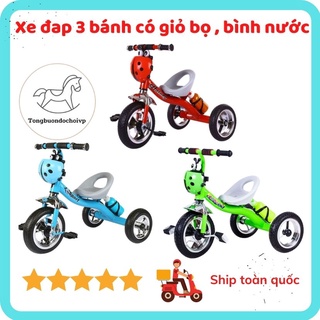 Xe đạp 3 bánh có bình nước + giỏ để đồ