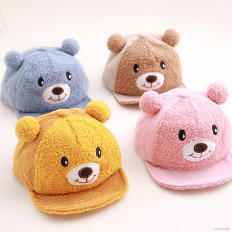 Nón lưỡi trai tai gấu xinh xắn dành cho bé