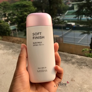 KEM CHỐNG NẮNG MISSHA SOFT FINISH SUN MIILK SPF 50 PA+++