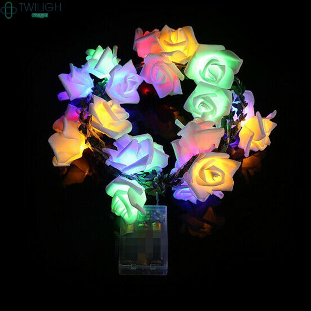 String light Decorative Flower Garden Xmas Holiday Indoor/Outdoor Strip Christmas Wedding Bar Battery Operated