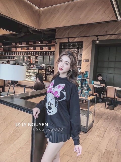 Áo nỉ in Mickey _Bầu bí < 6tháng thoải mái hot hít 2020 | BigBuy360 - bigbuy360.vn