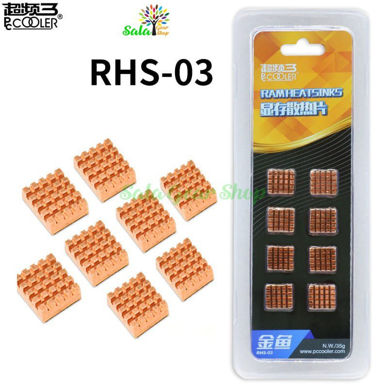 Đồng tản nhiệt PC Cooler RHS03 Ram Heatsink