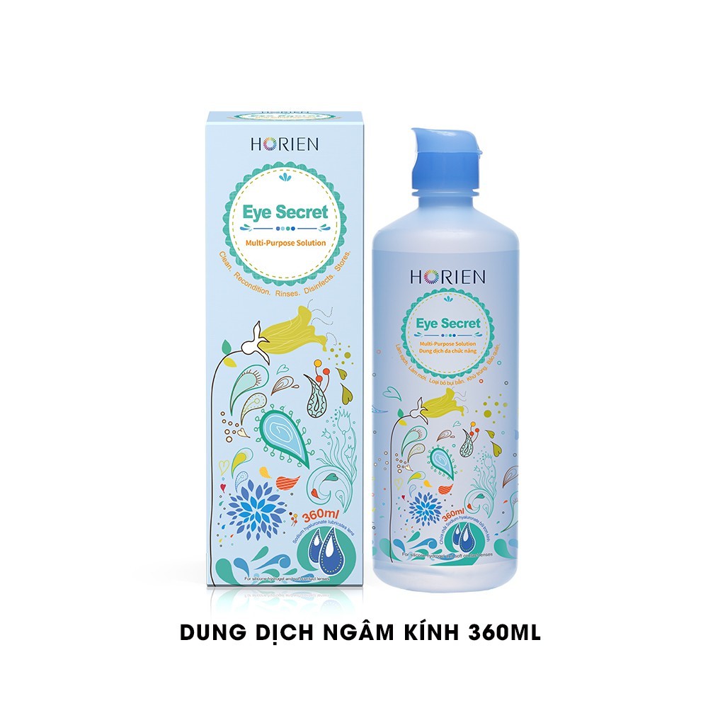 Dung dịch ngâm kính áp tròng 360ml và 120ml Eye Secret