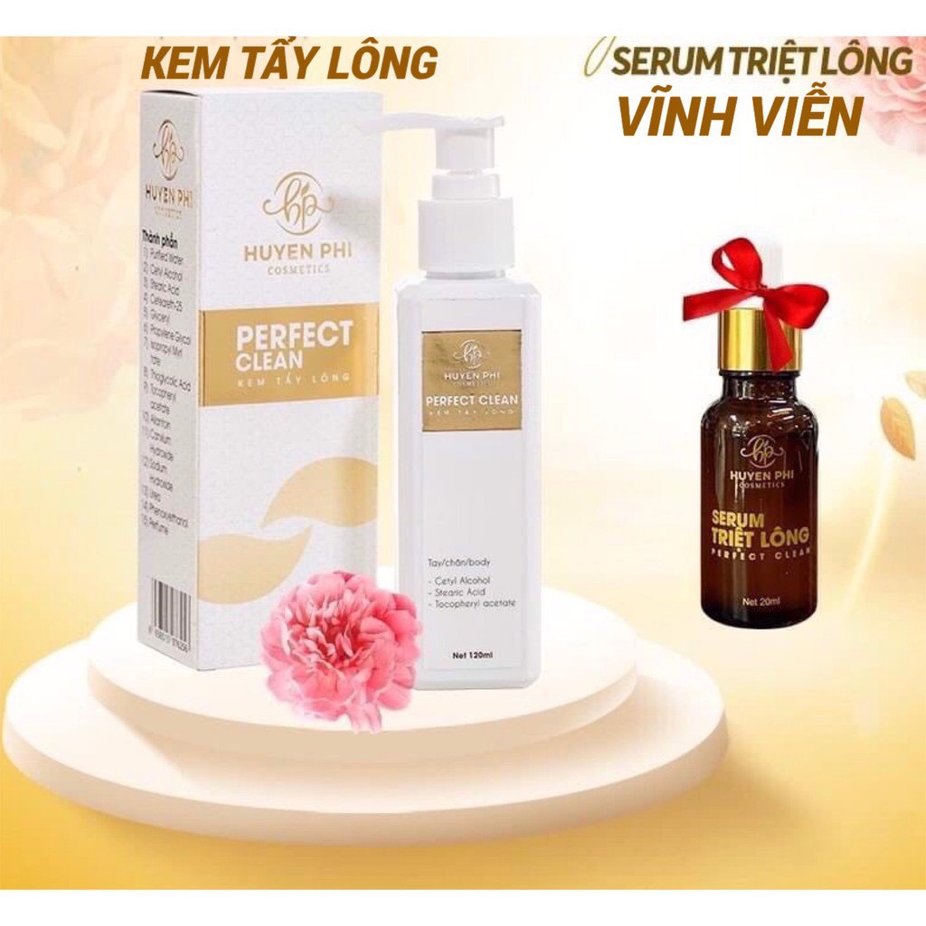 Kem Tẩy Lông Huyền Phi tẩy bất chấp mọi loại lông tặng kèm serum combo