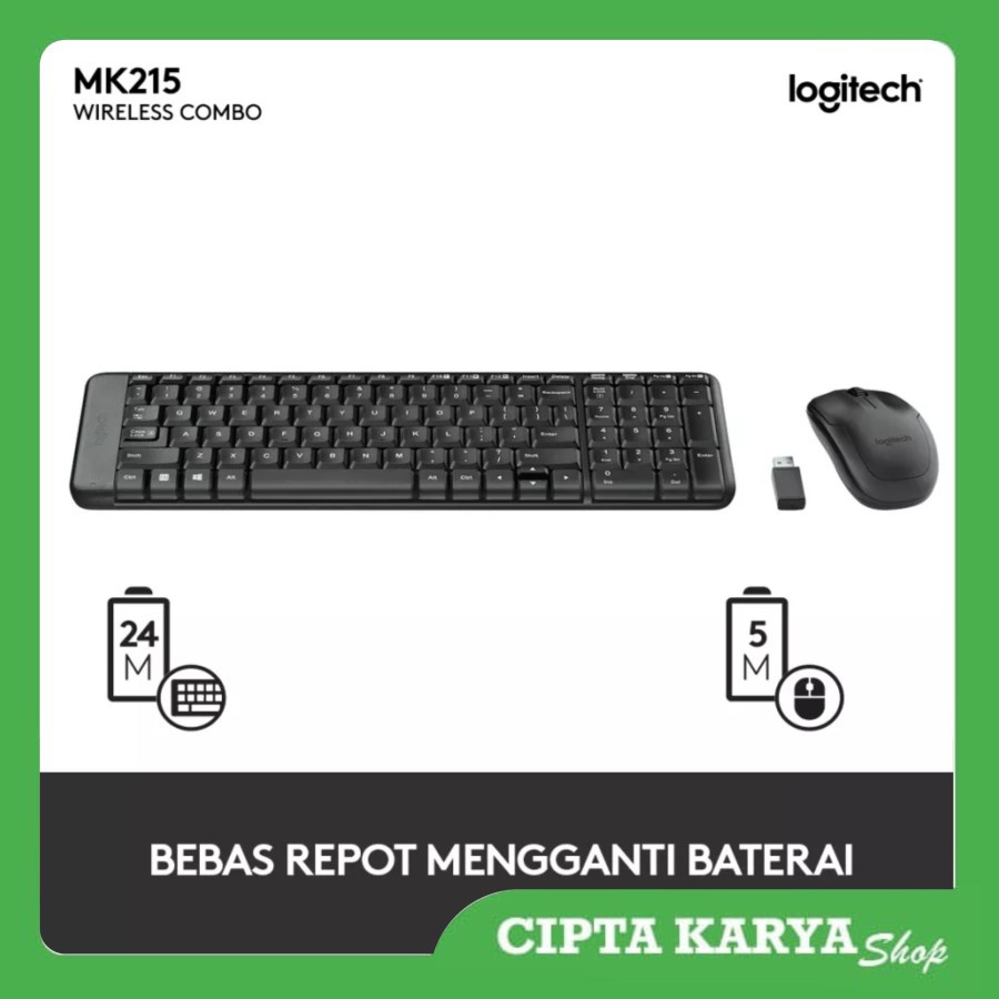 Chuột Không Dây Logitech Mk215