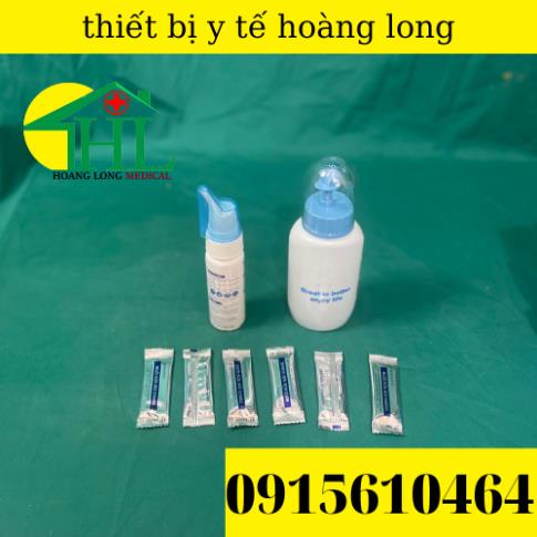 Bình Rửa Mũi NASAL COOL + 6 Gói Muối Và 1 Bình Xịt Mũi