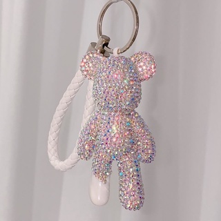 Set tự làm móc chìa khoá đính đá gấu bạo lực Bearbrick DIY handmade