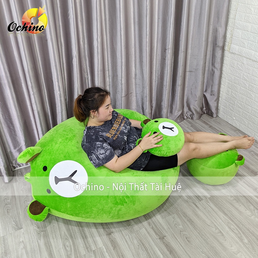 Ghế Hạt Xốp Thư Giãn Hình Dâu Tây, Hình Thú Xinh Xắn Size To 1M2-90 (Hàng Có Sẵn)