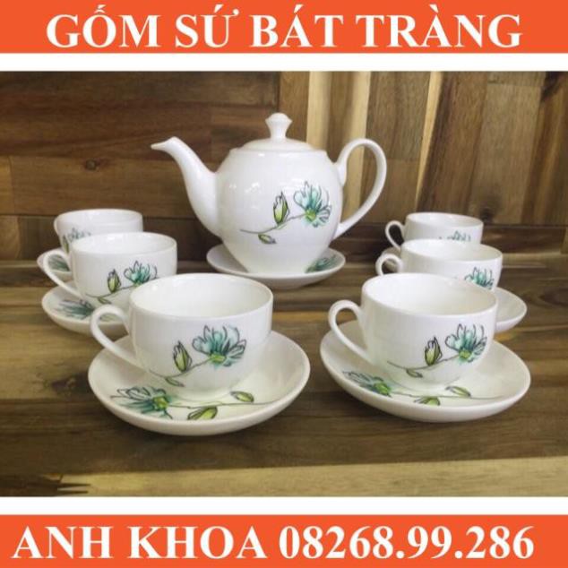 Ấm chén Bát Tràng - Gốm sứ Bát Tràng Anh Khoa