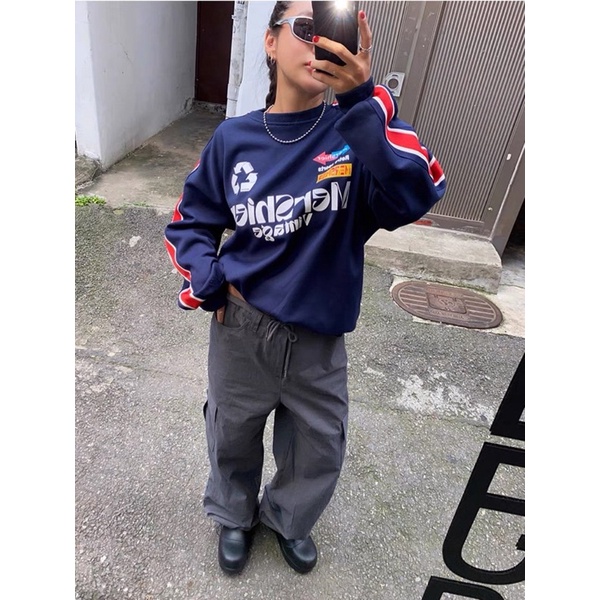 Áo sweater thể thao giống Jennie Blackpink